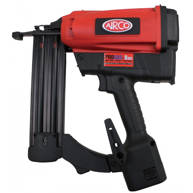Airco Finish Nail Gun Straight C1 Bradder ProGas B18S Nailer TBG1850