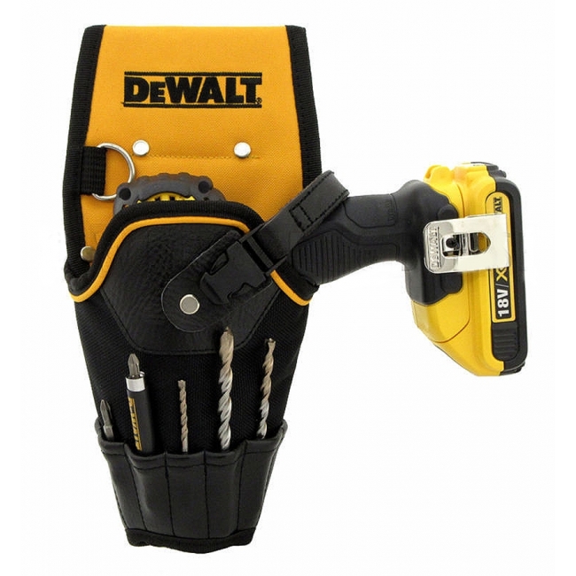 DeWALT Drill Holster Pouch 15x6x30.5cm Polyester Fabric DWST175653