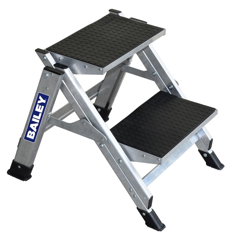 Bailey Stairwell Ladder 2 Step 45cm Aluminium Fs13746