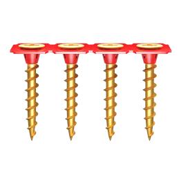 Intex Collated Screws 10 Boxes 6x25mm Bugle Head Course Thread ZipStrip 8CBC25