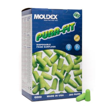 Moldex 6800 200 Pairs Pura-Fit ® Disposable Ear Plugs