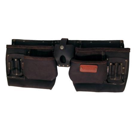 Spear & Jackson Tool Apron Nail Bag 10 Pocket Leather Builders SJ-LPBA10